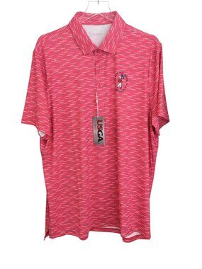US Open Men's  XL Sunkist Palmetto #US16424 Polo Shirt 124th Pinehurst